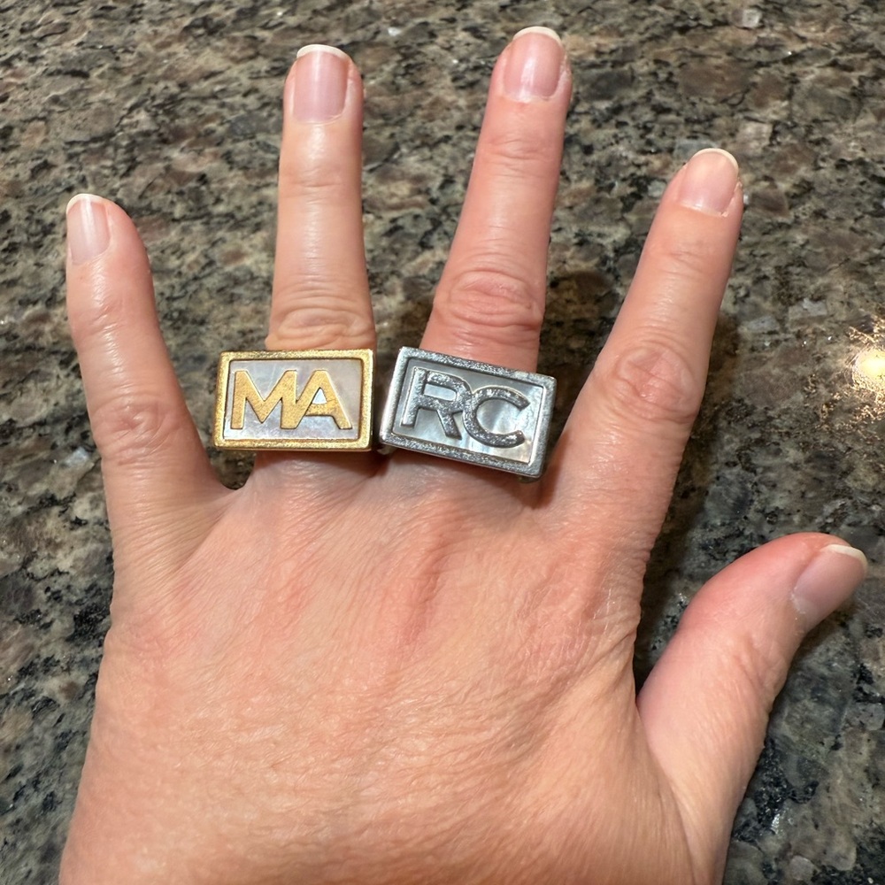 Marc Jacobs Gold and Silver Statement Rings